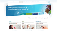 Desktop Screenshot of luchtwegportaal.com